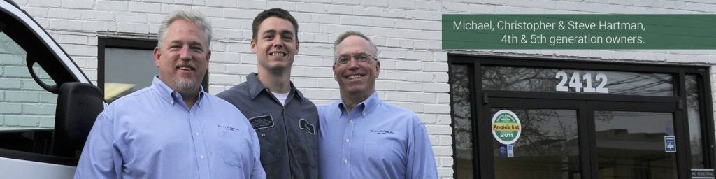 Michael, Christopher and Steve Hartman - 4th and 5th Generation Owners