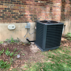 Outdoor AC Condenser Installation