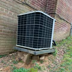 Outdoor AC Unit Leveling